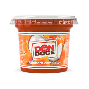 Doce cremoso de abóbora com coco 400g Don Doce
