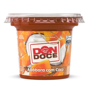 Doce cremoso de abóbora com coco 350g Don Doce