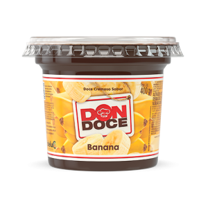 Doce cremoso sabor banana 400g Don Doce