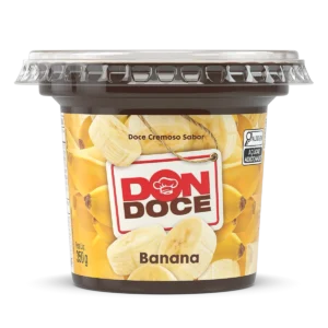 Doce cremoso sabor banana 350g Don Doce