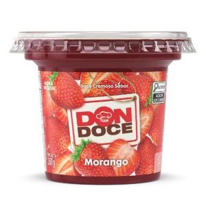 Doce cremoso sabor morango 350g Don Doce