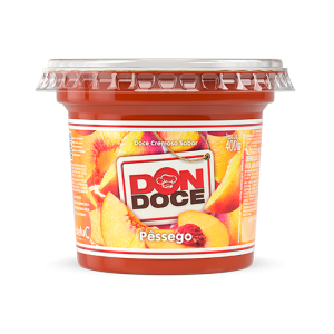 Doce cremoso sabor pêssego 400g Don Doce