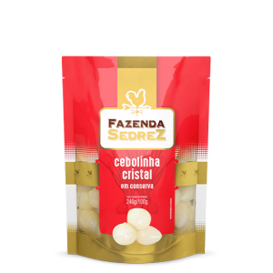 Pouch Cebolinha Cristal em Conserva 320g/200g Fazenda Sedrez