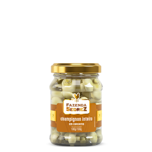 Pote Champignon Inteiro em Conserva 180g/100g Fazenda Sedrez