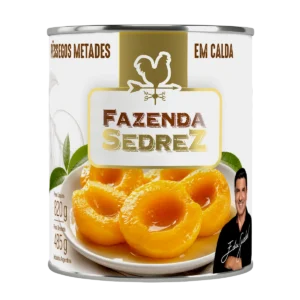 Pessego Metades em Calda Lata 430g Fazenda Sedrez